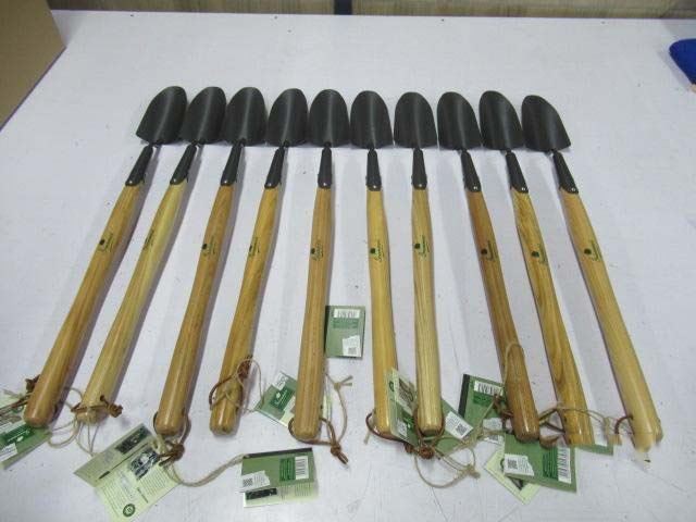 Carbon steel medium long wooden trowel