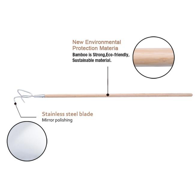 Enviromantal protection long handled garden cultivator tool
