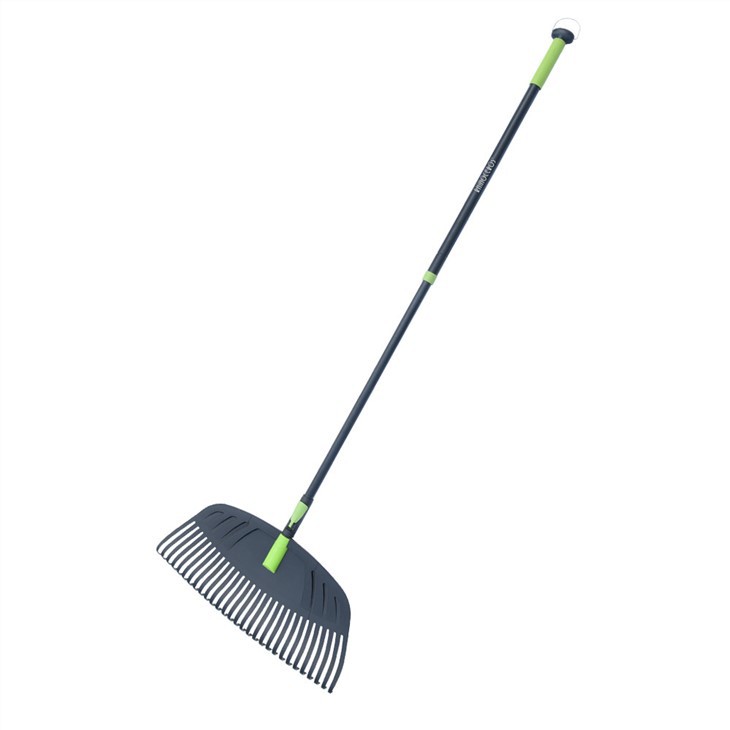 Duży plastikowy grabie liści