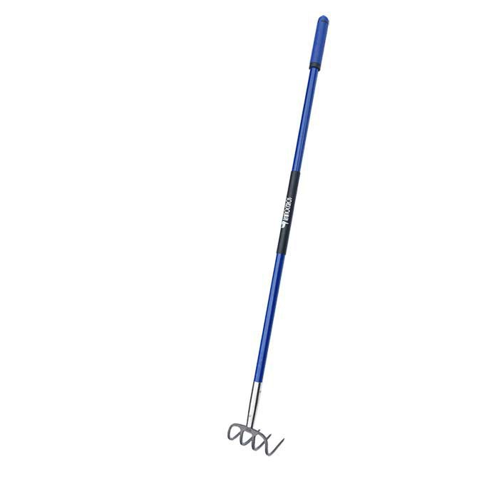 Długie grabie ogrodowe