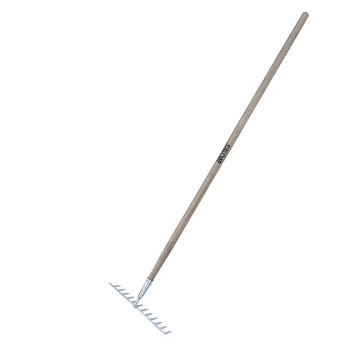 Twarda metalowa grabie