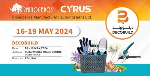 Rhino Gardening zaprezentuje najnowsze innowacje na wystawie DECO BUILD w Dubaju